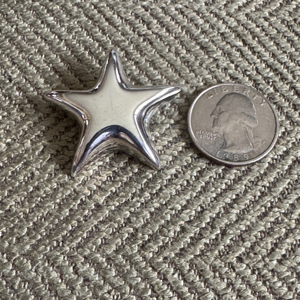 Tiffany & Co. Silver Star Brooch - Picture 3 of 3